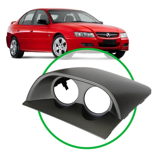 SAAS Sgpvyvz Dash Gauge Pod Fits Commodore Vy/Vz Charcoal For 2 X 52Mm Gauges SKU: SGPVYVZ