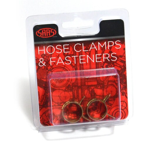 SAAS Pack of 2 Spring Hose Clamps 10mm (3/8") SHC10