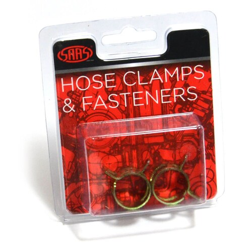 SAAS Pack of 2 Spring Hose Clamps 14mm (9/16") SHC14