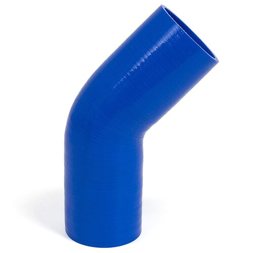 SAAS 45 Degree Silicone Hose Blue SSH457676E