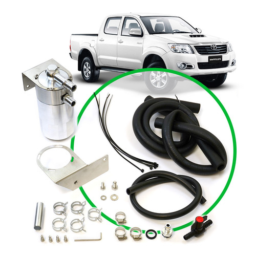 SAAS Oil Catch Tank Full Kit S Uit Hilux Kun 3.0l 2005 - 2015 SAAS-ST1101-1015