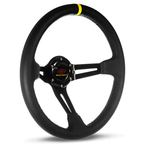 SAAS Leather Deep Dish Steerin G Wheel SAAS-SWE2