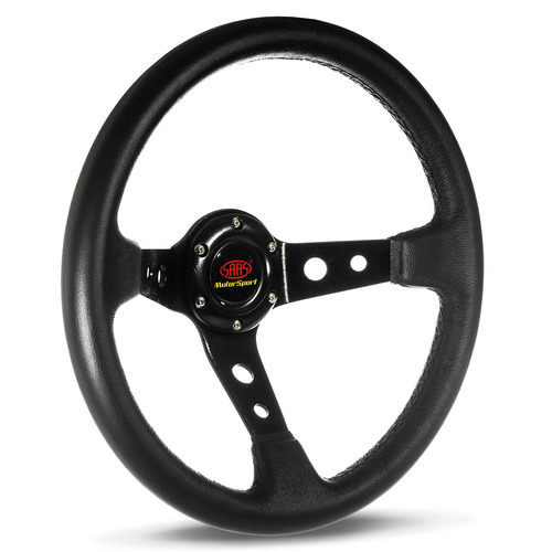 SAAS Leather Gt Deep Dish Ste Ering Wheel No Stripe SAAS-SWGT3