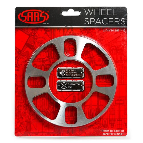 SAAS Pair Of Universal 4 Stud 3Mm Wheel Spacers WS4003