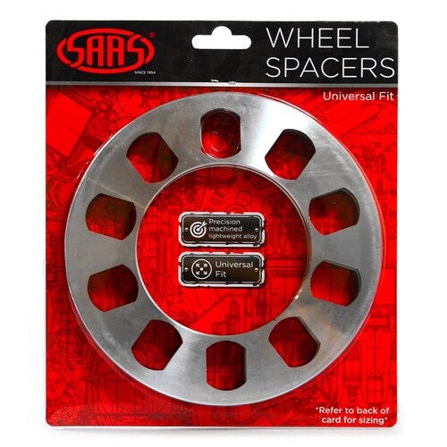 SAAS Pair Of Universal 5 Stud 8Mm Wheel Spacers WS5008