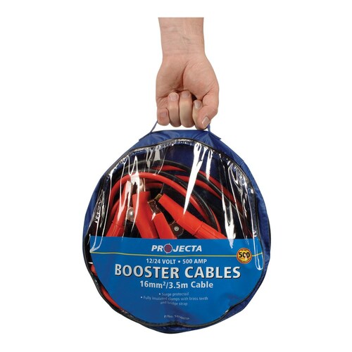 Projecta 500A 3.5 Metre Pure Copper Booster Cables With Surge Protection SB500SP
