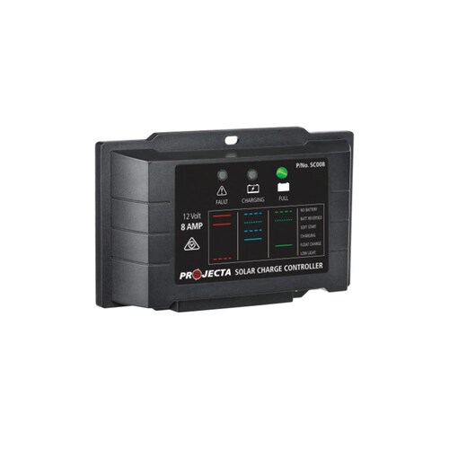 Narva Automatic 12V 8A 3-Stage Solar Charge Controller - SC008