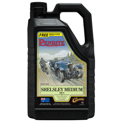 Penrite Shelsley Medium Classic Engine Oil For Sae40  5l 25w70 SHELM005 