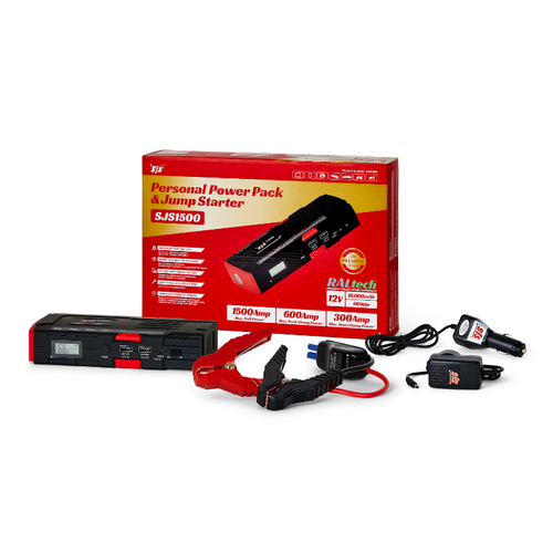 SJS Personal Power Pack & Jump Starter 1500amp