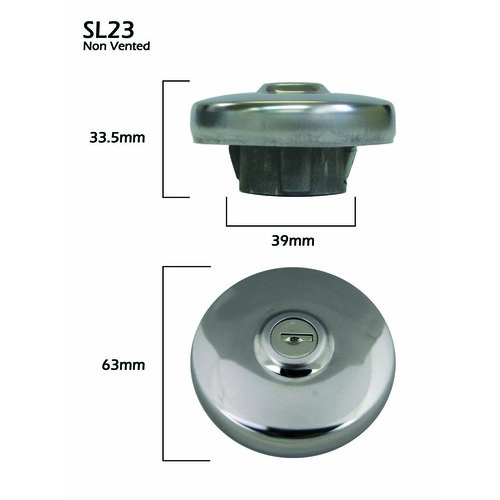 CPC Locking Fuel Cap SL23
