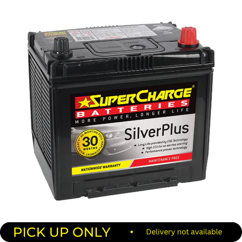 Supercharge Silver Plus Battery 530cca 55D23L SMF55D23L 