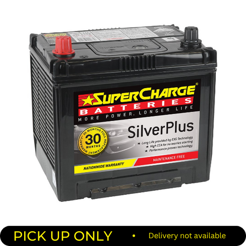 Supercharge Silver Plus Battery 530cca 55D23R SMF55D23R 