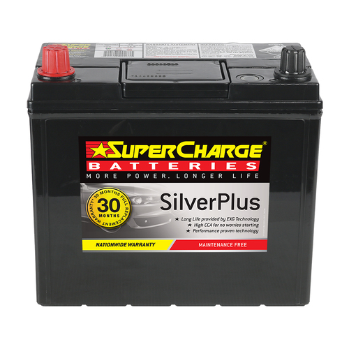 Supercharge Silver Plus 12V Automotive Battery 380CCA (SMFNS60RS)