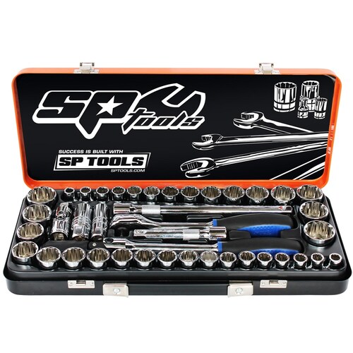 SP TOOLS 1/2DR 12PT 41PC METRIC/SAE SOCKET SET SP20300