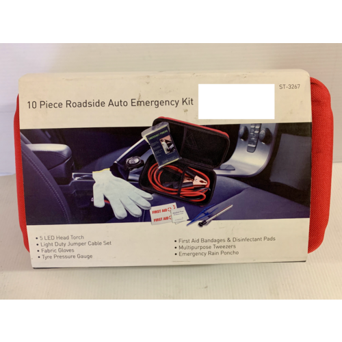 Response Emergency Roadside Auto Kit 8In1 W/Case (ST3267)