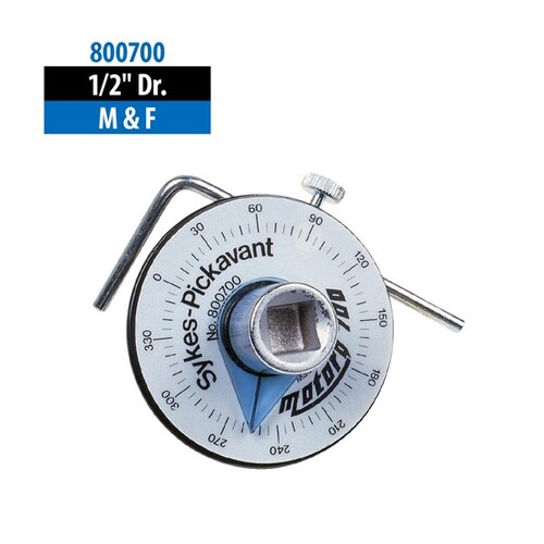 SYKES ANGULAR TORQUE GAUGE 1/2" SQ DR