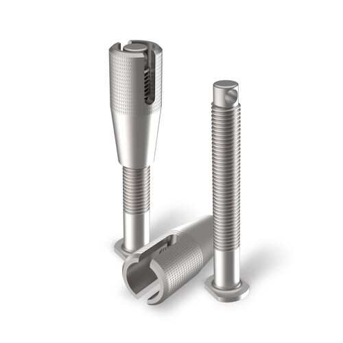 TRED Pair Of Mounting Pins With Nut - 115Mm T2SP115
