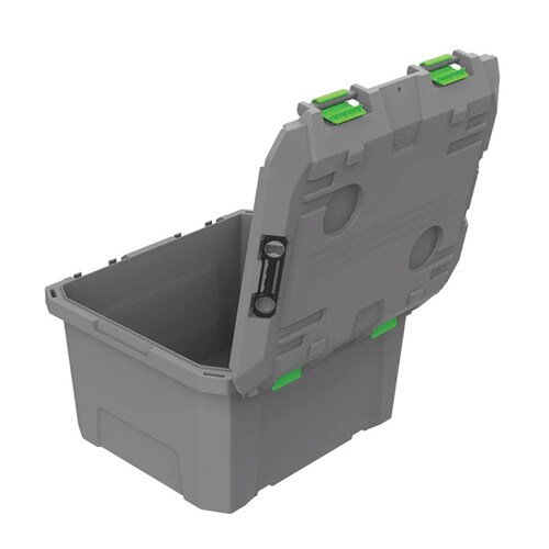 TRED Gt Storage Box 65L Grey With Green T54SBMG