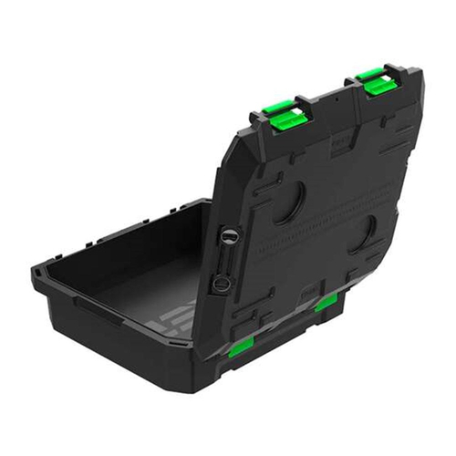 Tred GT Storage Box 25L Shallow Black With Green T54SBSBKG