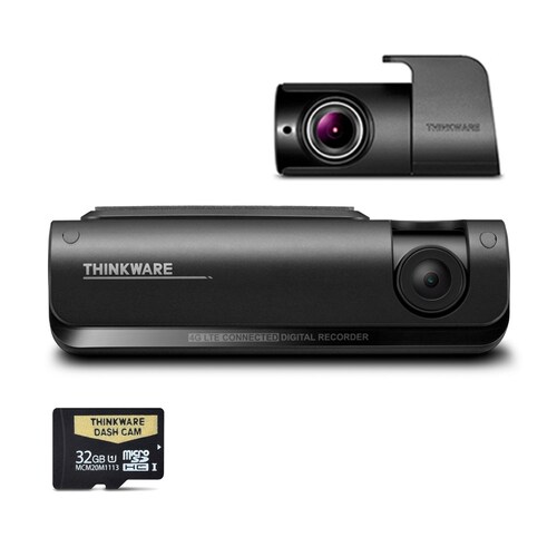 Thinkware T700 Full HD Front and Rear Dash Cam with 4G LTE and 32GB SD Card T700D32