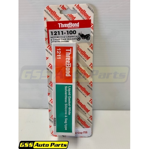 ThreeBond  Rtv Silicone Liquid Gasket White - Small Gap Fill  100g  1211-100