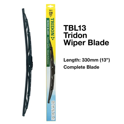 Tridon 13-Inch Wiper Blade - 1 Piece 330mm (13") TBL13