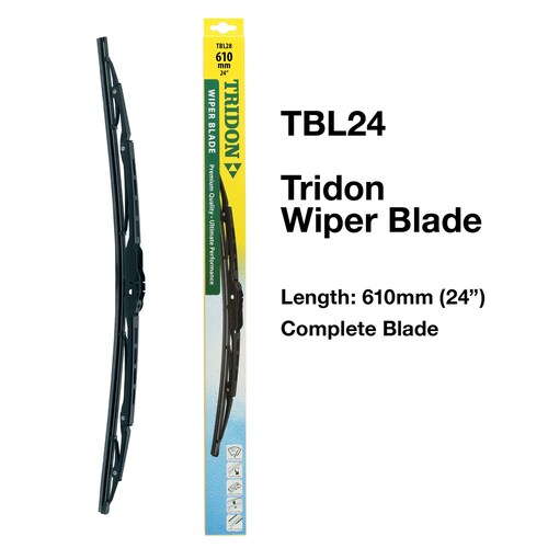 Tridon 24-Inch Wiper Blade - 1 Piece 610mm (24") TBL24
