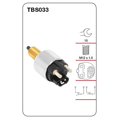 Tridon Brake Light Stop Light Switch TBS033