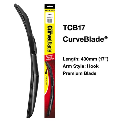 Tridon Curveblade Wiper Blade Assy  17in/430mm  TCB17 