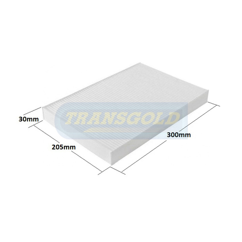 Transgold Cabin/Pollen Filter 1PC RCA139P TCF139