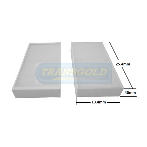 Transgold Cabin/pollen Filter TCF254 RCA254P