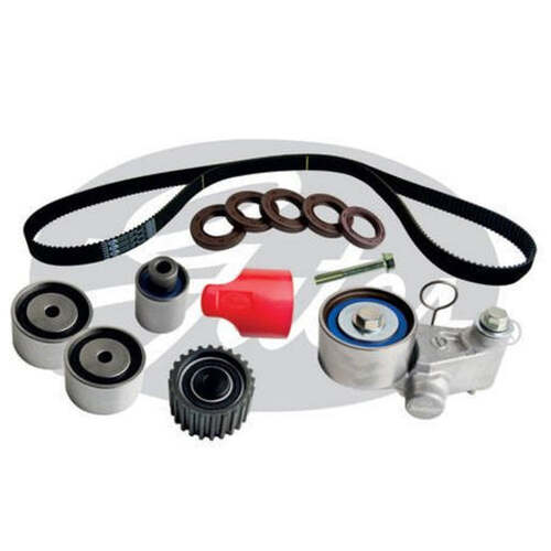Gates Timing Belt Kit With Tensioner And Water Pump TCKHT277
