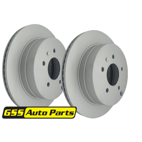 Rear T/p Brake Disc Rotors (pair) TD2041-2 RDA7498