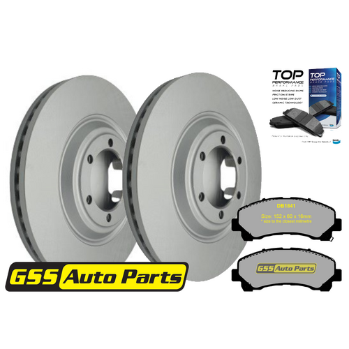 T/p Brake Disc Rotors & Brake Pads TD2060-DB1841TP RDA8260