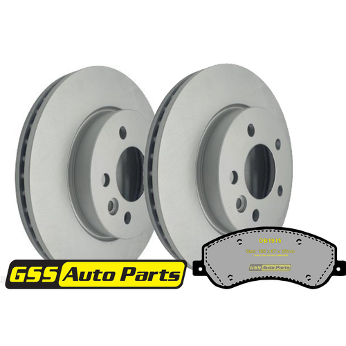  T/p Brake Disc Rotors & Budget Brake Pads TD2238-DB1915 RDA8200