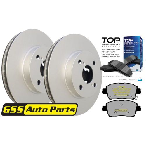 Front T/p Brake Disc Rotors & Brake Pads TD712-DB1422TP 