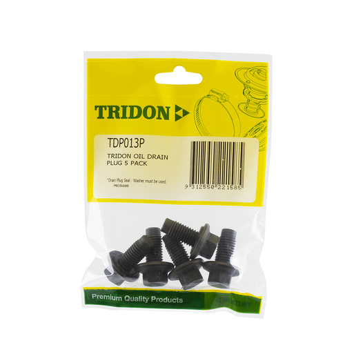 Tridon Oil Drain Plug 5 Pack TDP013P