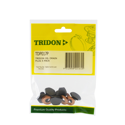 Tridon Oil Drain Plug 5 Pack TDP017P