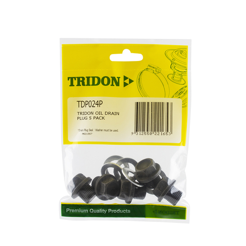 Tridon Oil Drain Plug 5 Pack TDP024P
