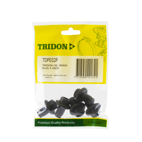 Tridon Oil Drain Plug 5 Pack TDP032P