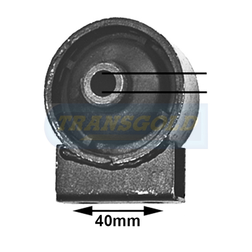 Transgold Front Engine Mount - TEM0558