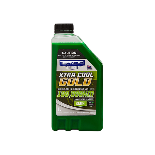 Tectaloy Xtra Cool Gold Coolant Concentrate Green  1l  TEXG1L