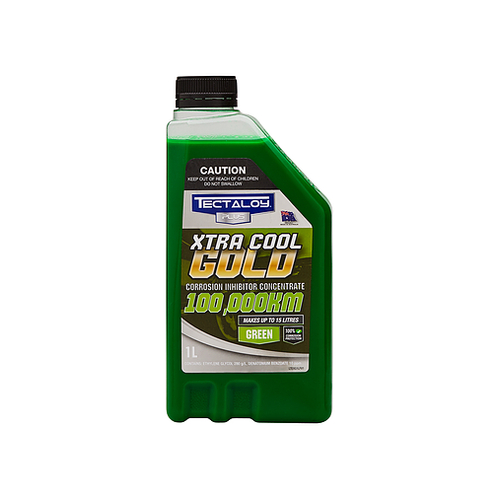 Tectaloy Xtra Cool Gold Coolant Concentrate Green  1l  TEXG1L 