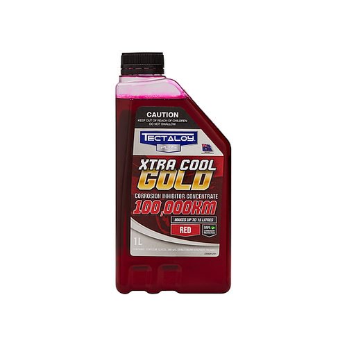 Tectaloy Xtra Cool Gold Coolant Concentrate Red  1l  TEXGR1L