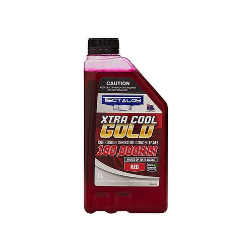 Tectaloy Xtra Cool Gold Coolant Concentrate Red  1l  TEXGR1L 