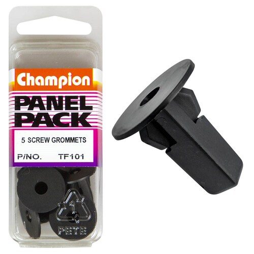 Champion Fasteners Screw Grommets (20Mm Head, 17Mm Length, To Suit 8.8Mm Hole) - Pack Of 5 5PK TF101
