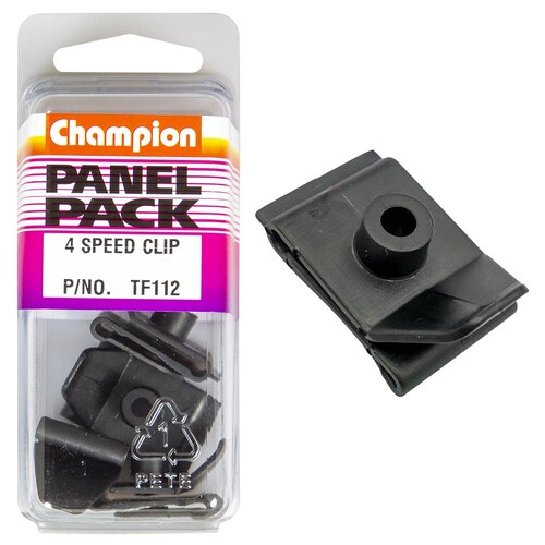 Champion Fasteners Pack Of 4 Speed Clips 4PK TF112