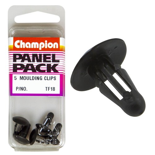 Champion Fasteners Retainer Clips (13Mm Head, 13Mm Length, To Suit 5Mm Hole) - Pack Of 5 5PK TF18