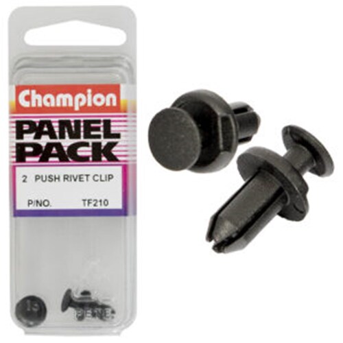 Champion Fasteners Push Rivets (9.7Mm Head, 9.8Mm Length, 4.9Mm Stem) - Pack Of 2  TF210