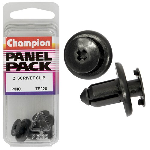 Champion Fasteners Push Rivets (18Mm Head, 21Mm Length, 7.8Mm Stem) - Pack Of 2  TF220